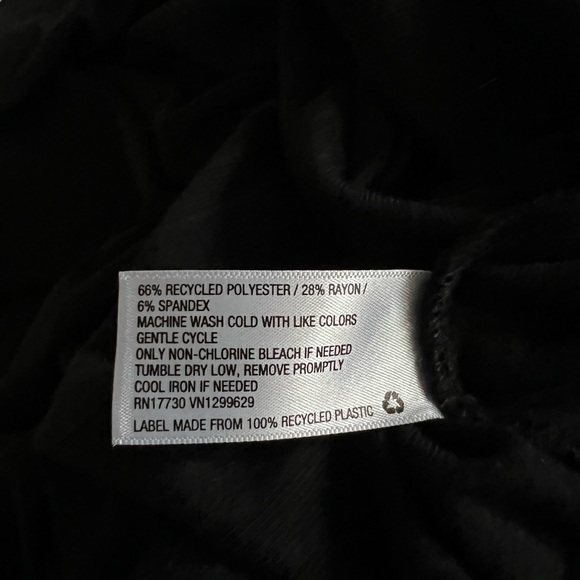 Target Wild Fable, long black sleeve midi dress, size S - Picture 6 of 9